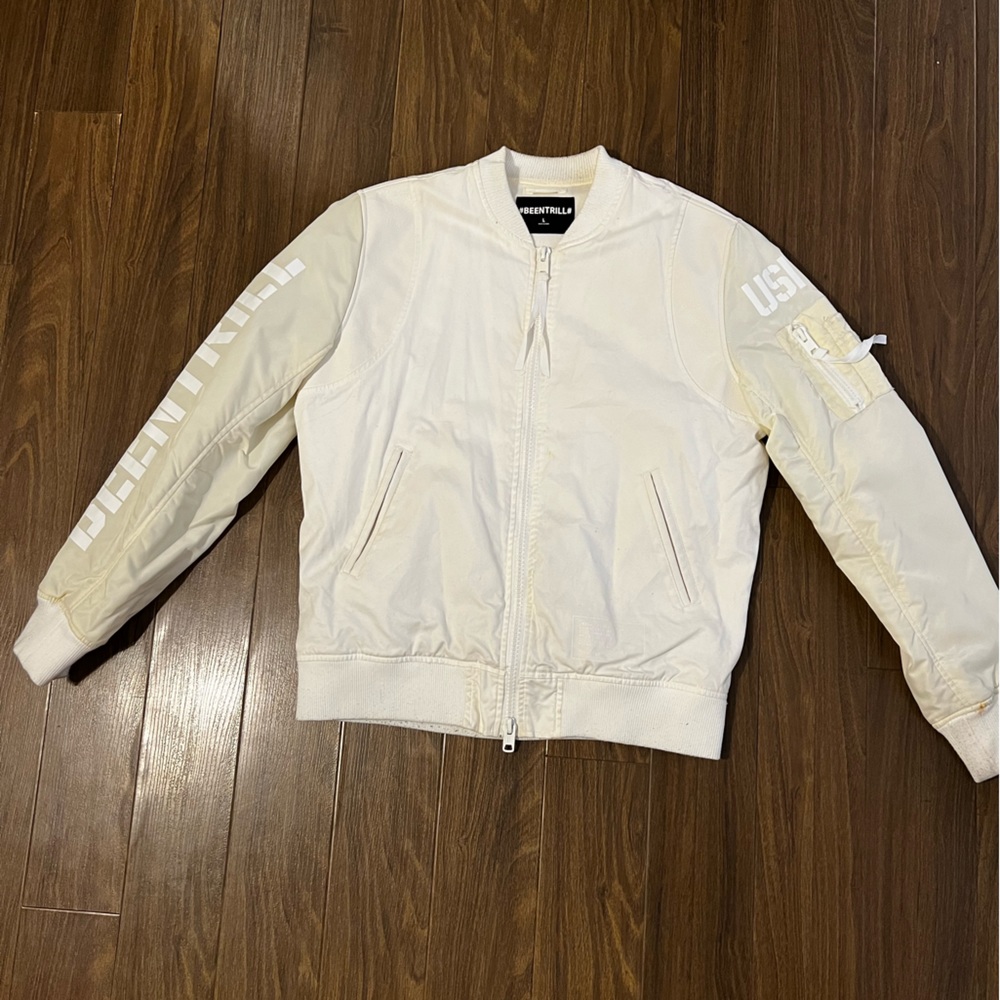 All white beentrill jacket